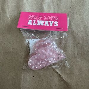 🎀 Hello Molly Pink Gem Hair Claw Clip